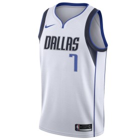 Dres Dallas Mavericks Dwight Powell 7 Nike 2022-23 Association Edition Bijela Swingman